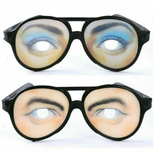 Adult Party Funny Eyes Eyeglasses Mask  Fake Eye Spectacles Costume Joke Acces - Fresh Stock Dated February 2026