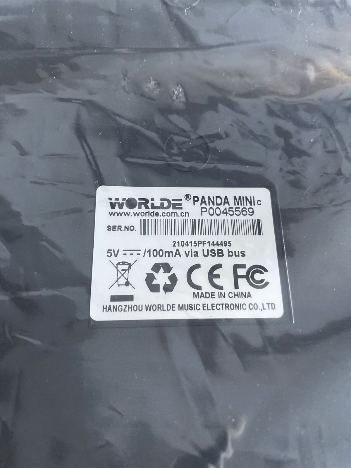 Worlde Panda Mini 25-Key Portable USB Keyboard Drum Pad MIDI electric Controller - Fresh Stock Dated December 2025