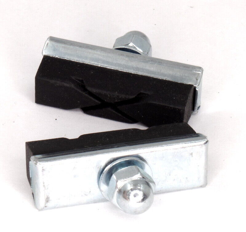 Ultracycle X-Cut Threaded Bicycle Brake Shoes/Pads 35mm - Fresh Stock Dated February 2026