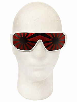 Macho Man White Orange Starburst Sunglasses Randy Savage Costume Wrestler Party - Fresh Stock Dated February 2026