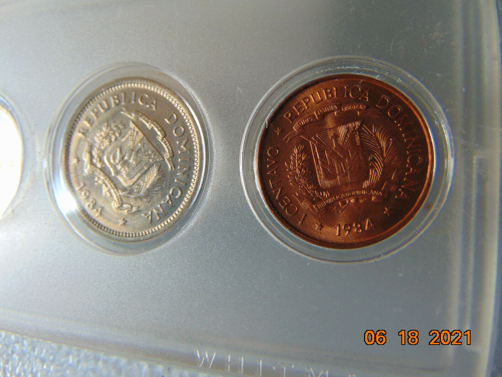 DOMINICAN REPUBLIC 1984 set of 1C thru 1Peso - Fresh Stock Dated December 2025