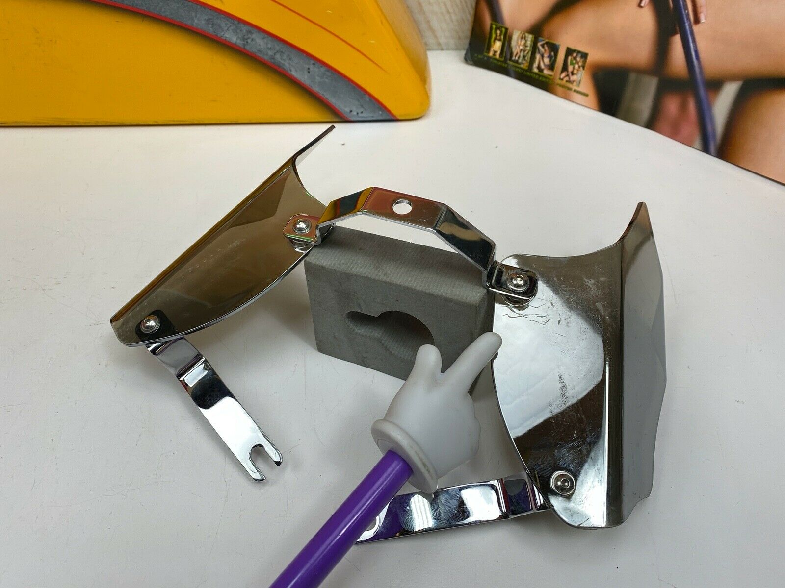 🔥00-17 Harley Kuryakyn Airmaster Smoke Heat Deflectors Softail🔥 - Fresh Stock Dated February 2026