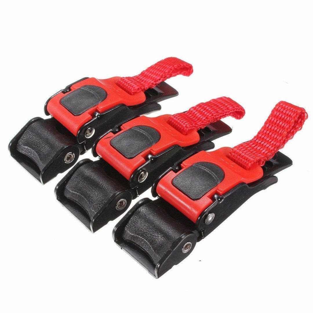 Motorcycle Helmet Chin Strap Quick Release 3 Pieces - Fresh Stock Dated February 2026