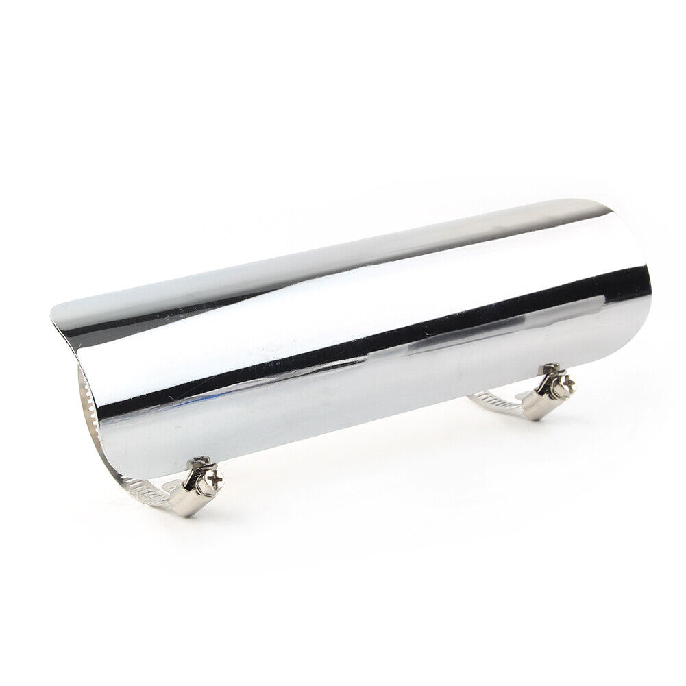 Exhaust Muffler Pipe Heat Shield Cover Protector Chrome Motorcycle for Harley US - Fresh Stock Dated February 2026