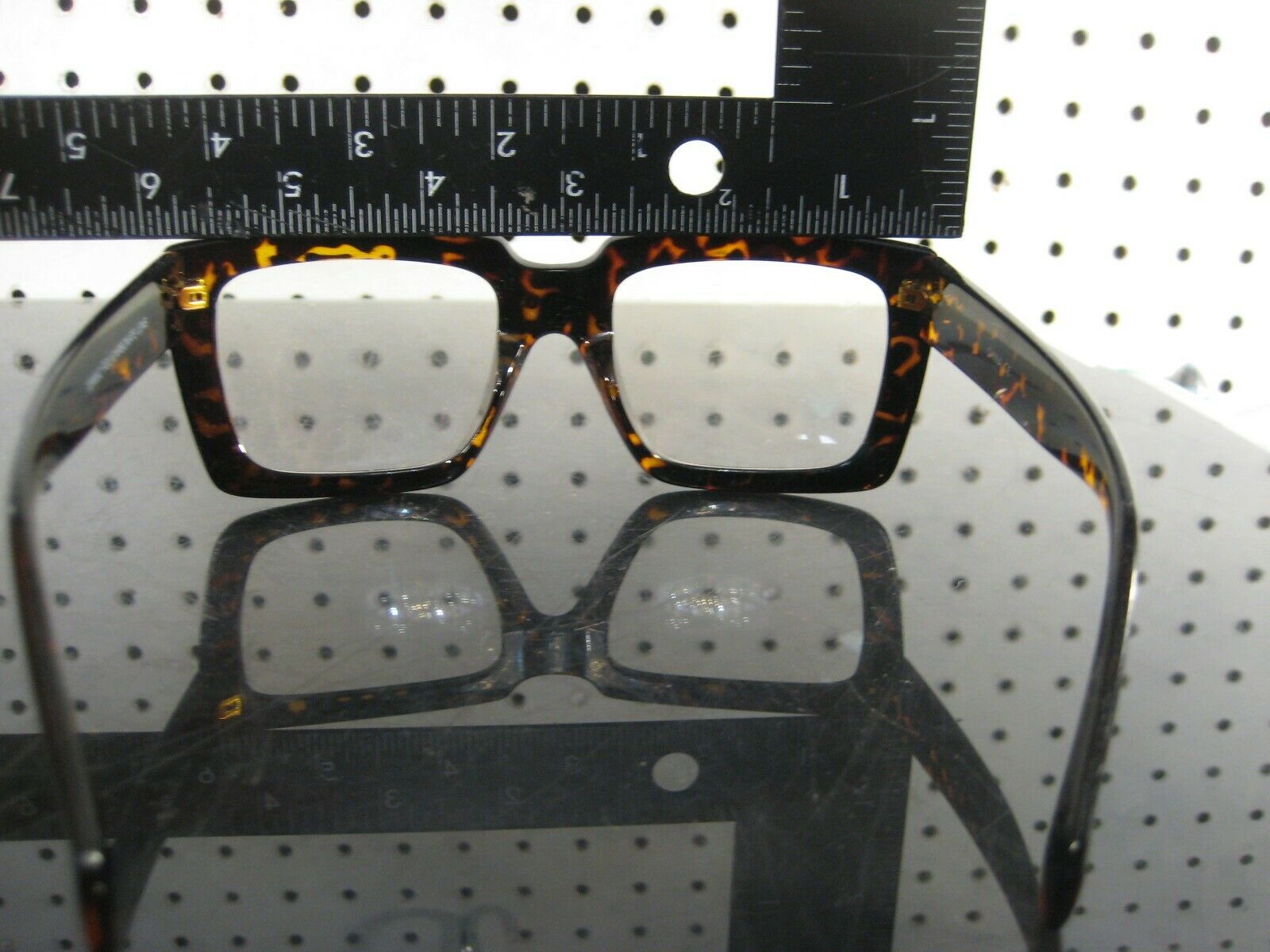 Vintage Nerd Glasses Clear Lenses Costume or Sales Sample Plastic Frame - Fresh Stock Dated February 2026