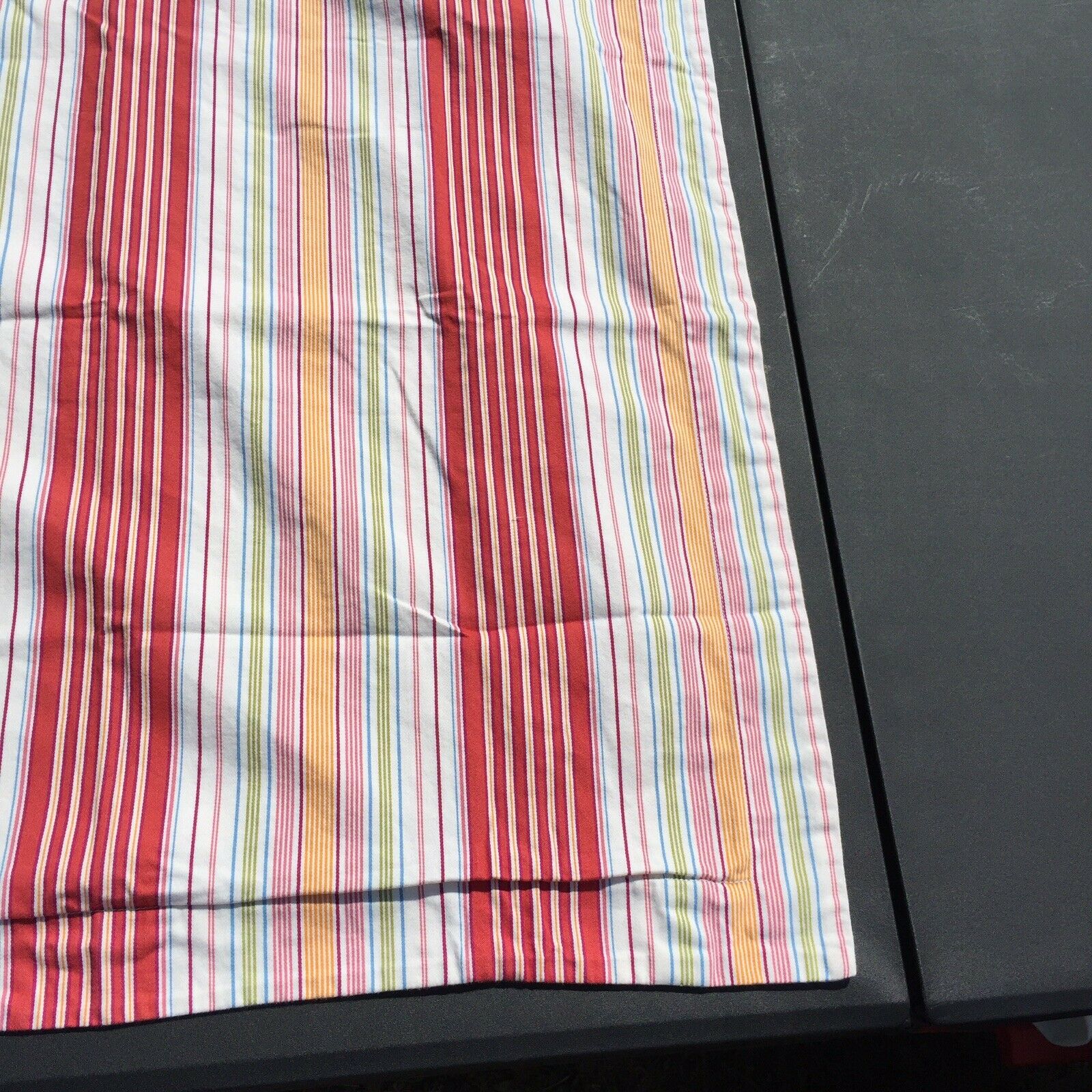 Euro Pillow Sham Pottery Barn 100% Cotton Classic Nautical Ticking Stripe - Fresh Stock Dated February 2026