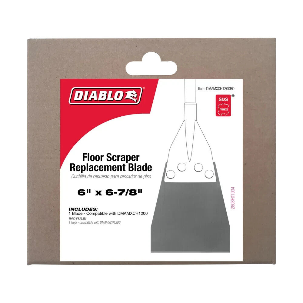 Diablo DMAMXCH1200BO SDS-Max Floor Scraper Replacement Blade - Fresh Stock Dated February 2026