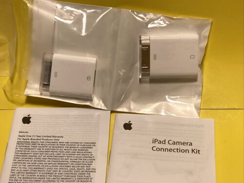 Genuine Apple iPad Camera Connection Kit MC531ZM/A NEW Quantity2(A1362 & A1358) - Fresh Stock Dated February 2026