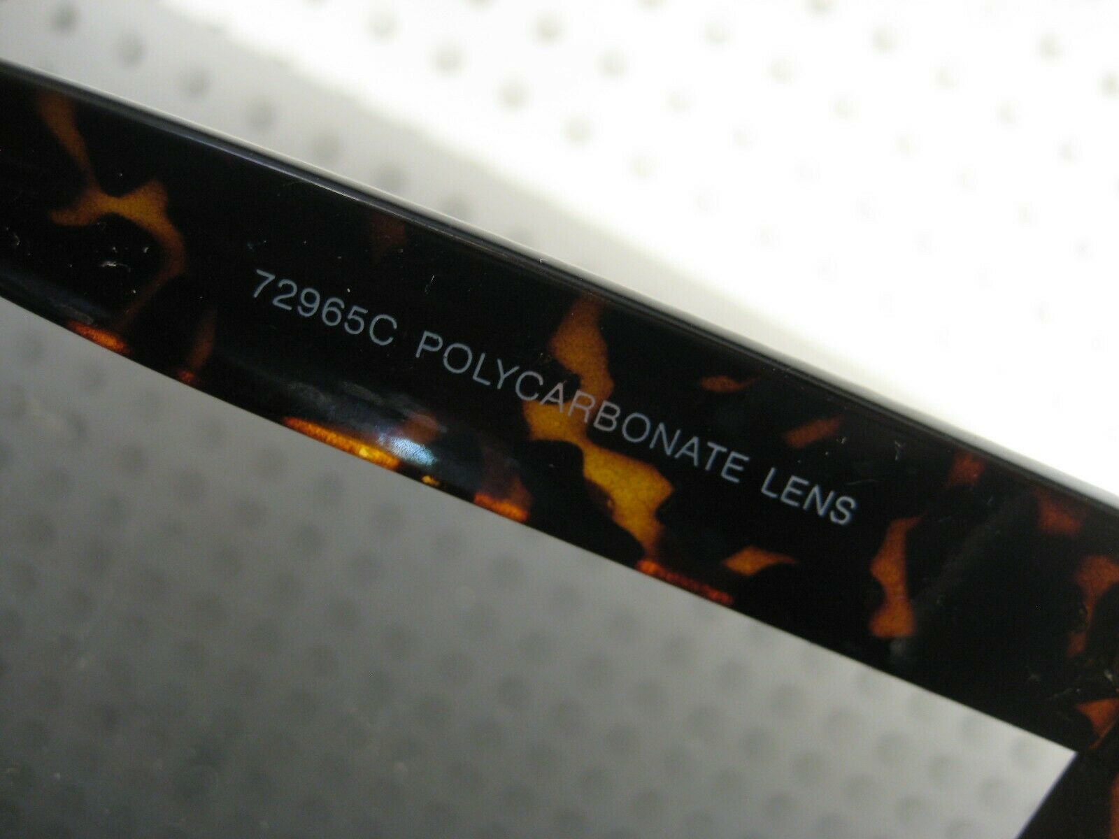 Vintage Nerd Glasses Clear Lenses Costume or Sales Sample Plastic Frame - Fresh Stock Dated February 2026