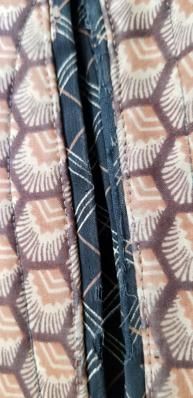 Vintage Koos Van Den Akker Brown Wool Plaid Bias Cut Skirt - Size M - Fresh Stock Dated December 2025