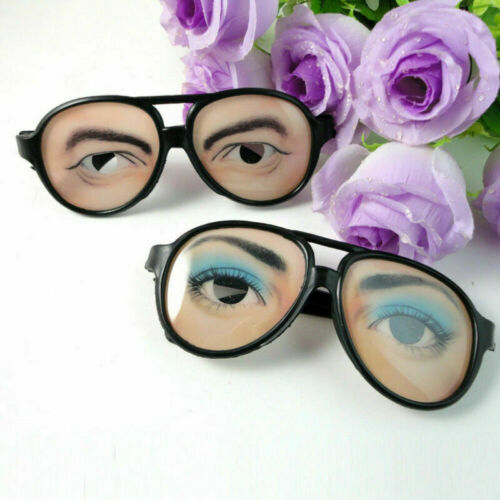 Adult Party Funny Eyes Eyeglasses Mask  Fake Eye Spectacles Costume Joke Acces - Fresh Stock Dated February 2026