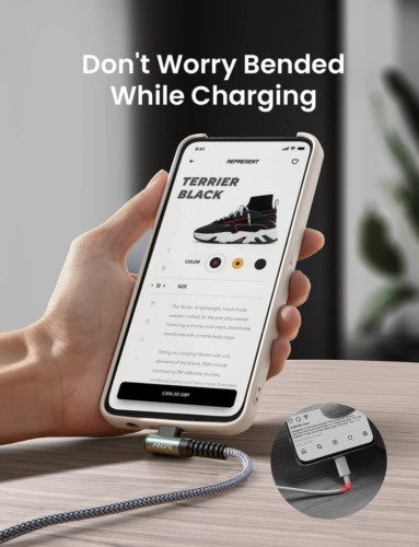 [2-Pack] 60W USB C to C Cable 6.6ft, AINOPE C C Type Fast Grey - Fresh Stock Dated February 2026