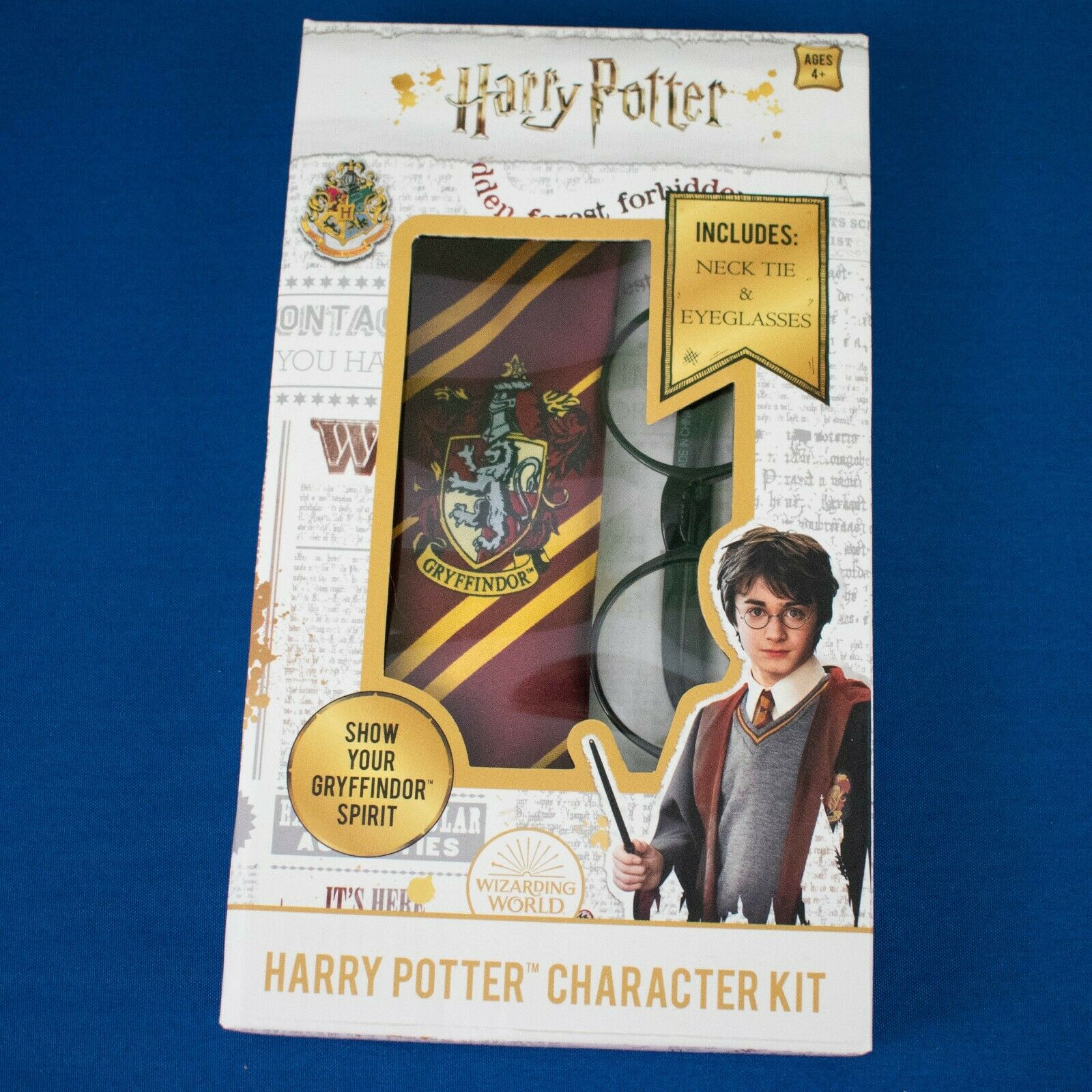 NEW Harry Potter Character Costume Kit Necktie, Eyeglasses & Chocolate Frog Toy - Fresh Stock Dated February 2026