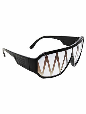 Macho Man Black Shark Teeth Sunglasses Randy Savage Costume Wrestler Party WWF - Fresh Stock Dated December 2025