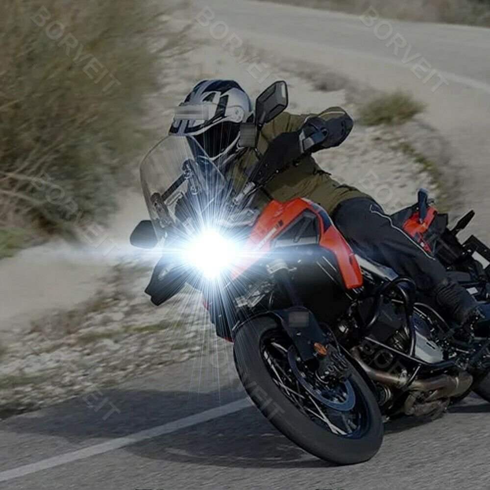 LED Headlight Bulbs Kit For Yamaha Stratoliner XV1900CT 2006-2009 H7 6000K White - Fresh Stock Dated February 2026