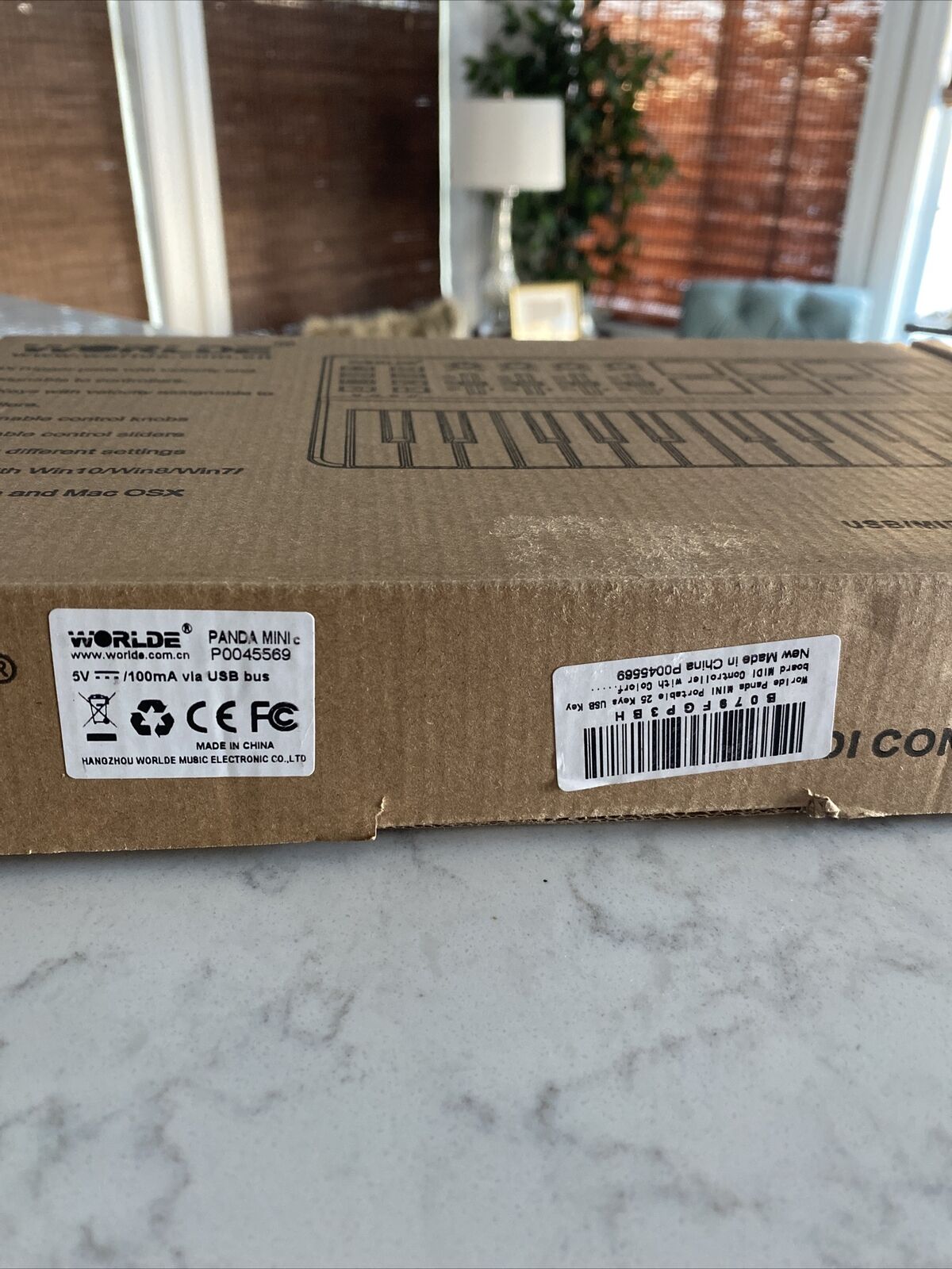 Worlde Panda Mini 25-Key Portable USB Keyboard Drum Pad MIDI electric Controller - Fresh Stock Dated December 2025