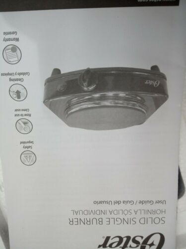 OSTER ELECTRIC BURNER/HEATING ELEMENT. BRAND NEW OPEN BOX. - Fresh Stock Dated February 2026