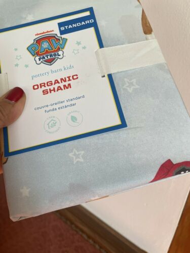 Pottery Barn Paw Patrol Dog PILLOW SHAM cover holiday Gift Ryder Marshall police - Fresh Stock Dated December 2025