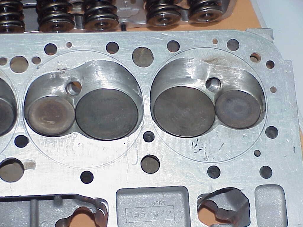 2 GM 18° Chevy Ported Aluminum Heads & Titanium Valves & Springs #10134363 - Fresh Stock Dated February 2026