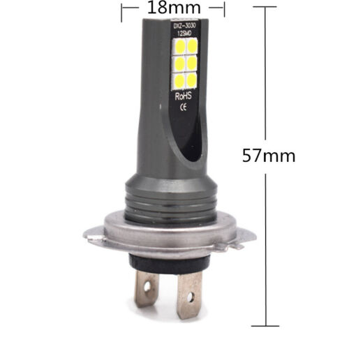 For Honda CBR1000RR 2005-2016 CBR600RR 2003-2016 6000K LED Headlight Bulbs - Fresh Stock Dated February 2026