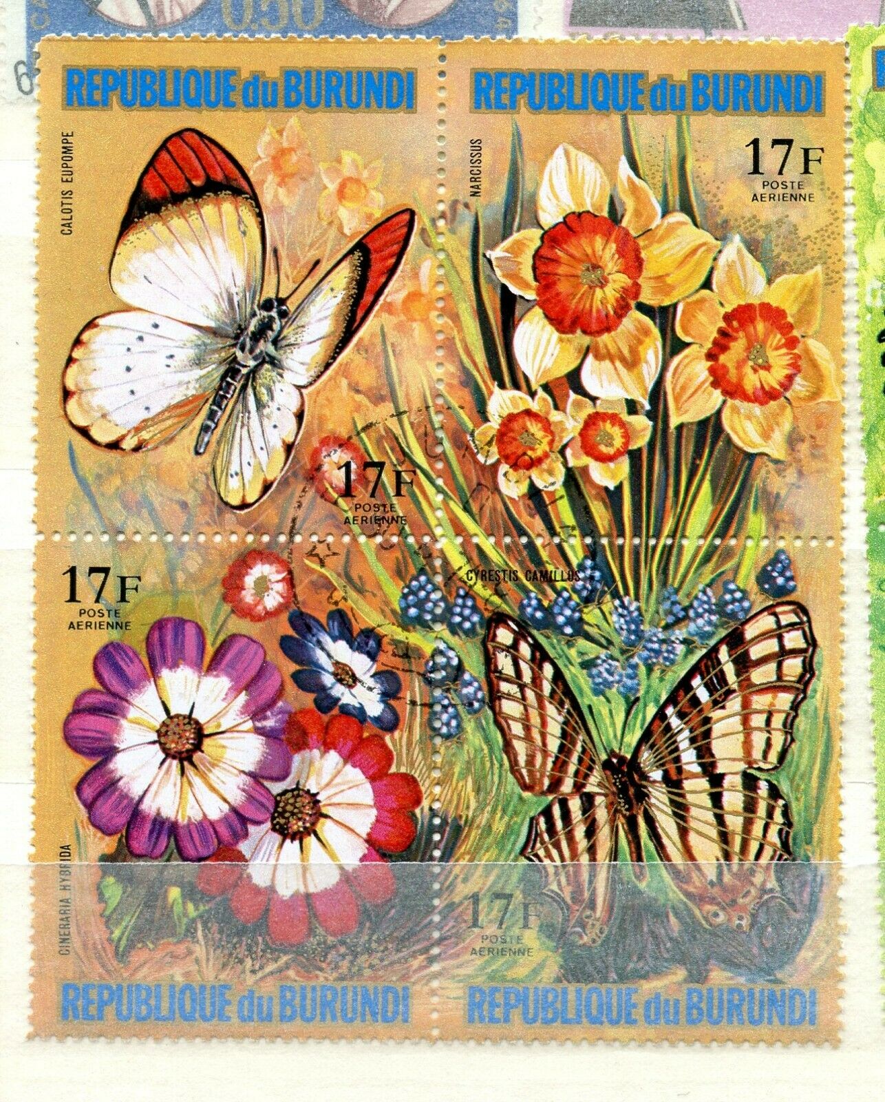 4 Burundi Mint Hinged Used Hinged - Fresh Stock Dated December 2025