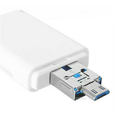 USB Flash Drive SD TF Card Reader Adapter For iPhone Xs Xr X 8 7 7s 6s Plus iPad - Fresh Stock Dated December 2025