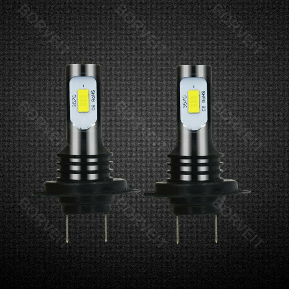 LED Headlight Bulbs Kit For Yamaha Stratoliner XV1900CT 2006-2009 H7 6000K White - Fresh Stock Dated February 2026