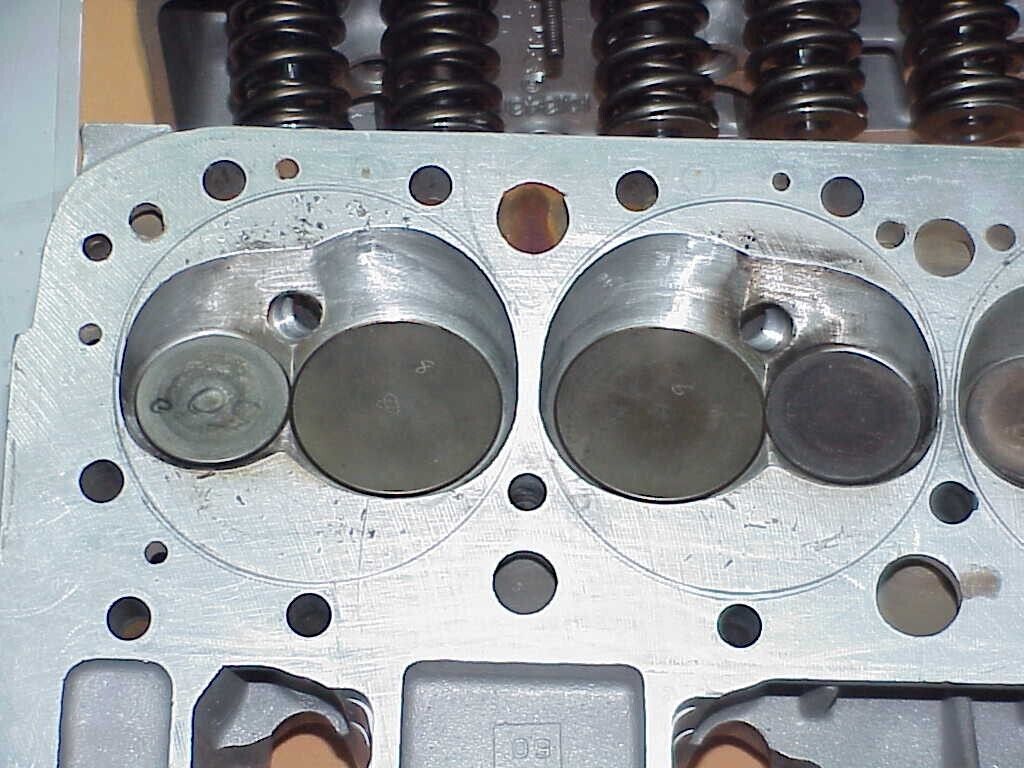 2 GM 18° Chevy Ported Aluminum Heads & Titanium Valves & Springs #10134363 - Fresh Stock Dated February 2026