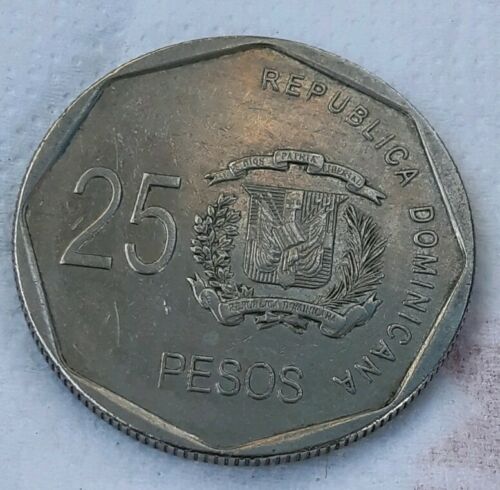 25 Peso 2010 Repúblic Dominican - Fresh Stock Dated December 2025