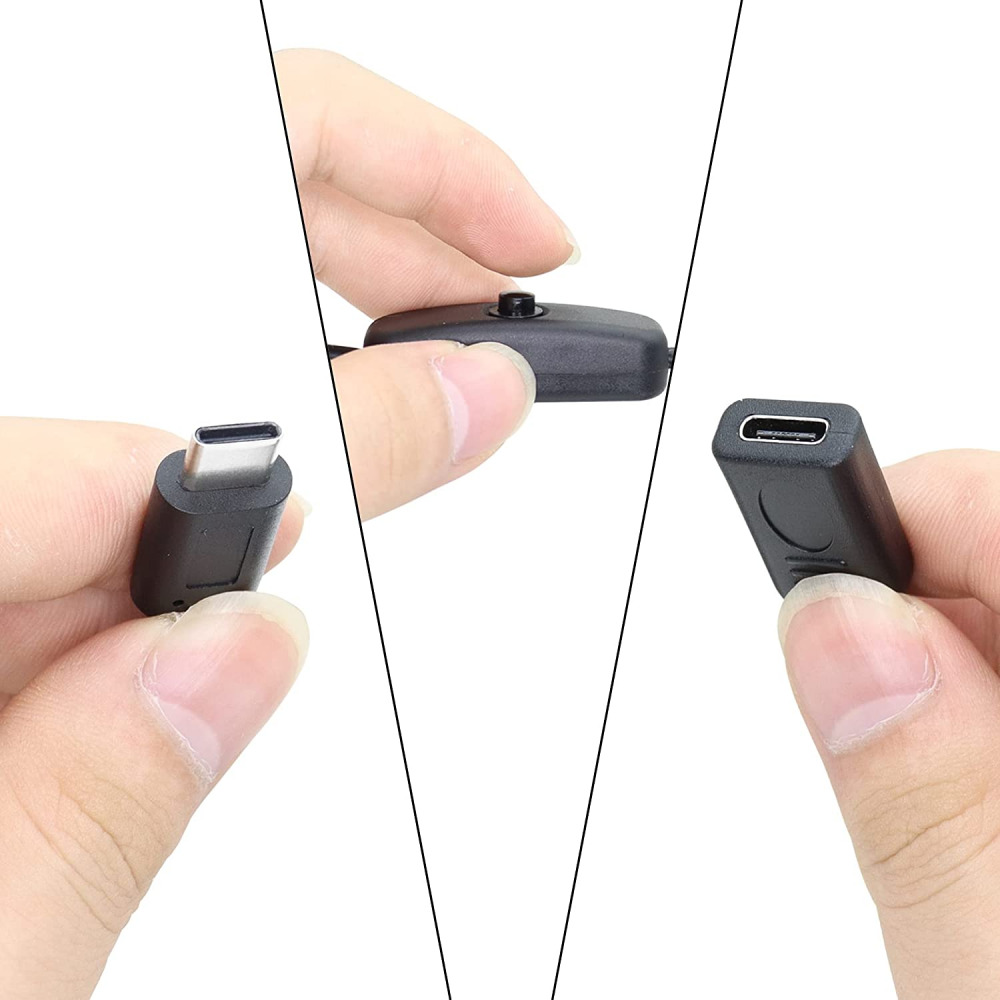 USB Power Switch Cable YACSEJAO A to C,USB Type C Fast Charge Cable... - Fresh Stock Dated February 2026