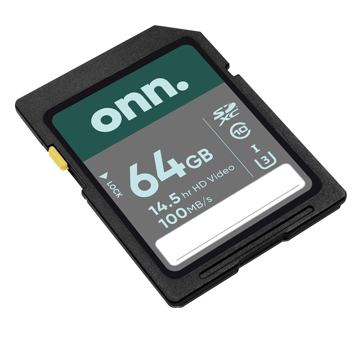 2-Pack - onn 64GB SDXC Flash Memory Card, up to 100MB/s read speed - Fresh Stock Dated February 2026