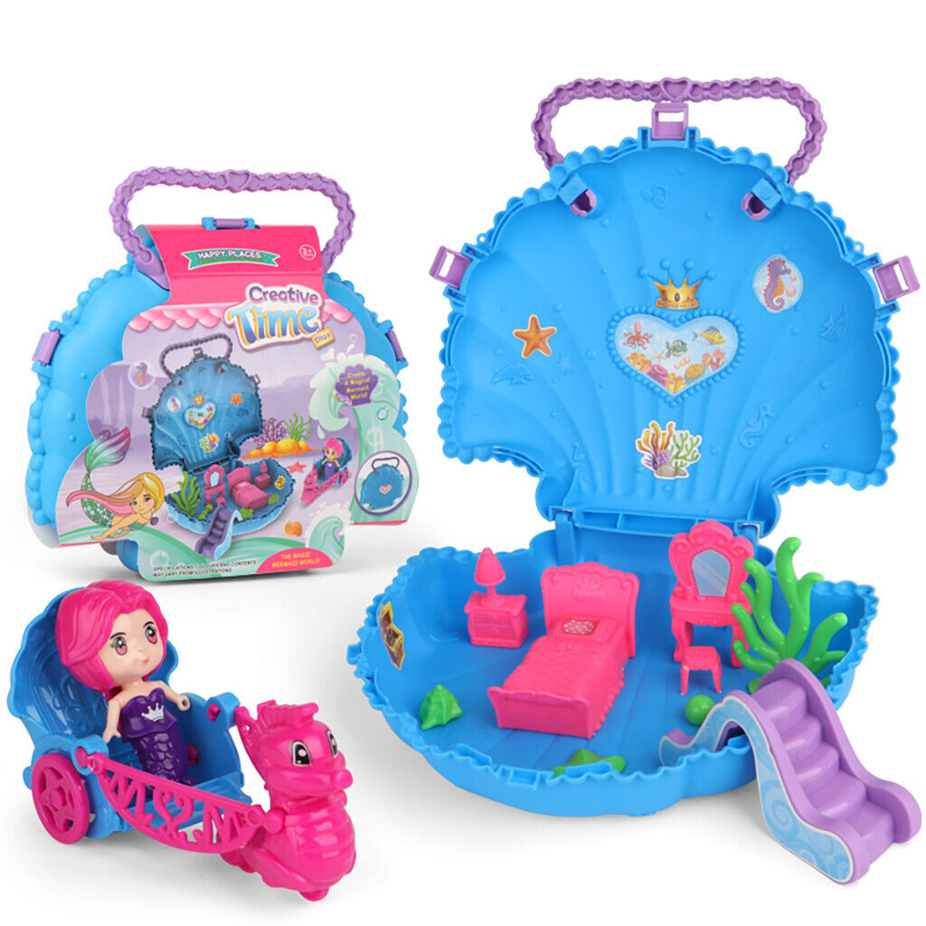 Seashell Handbag Situation Simulation Play House Kids Learning Magnets Animals - Fresh Stock Dated February 2026