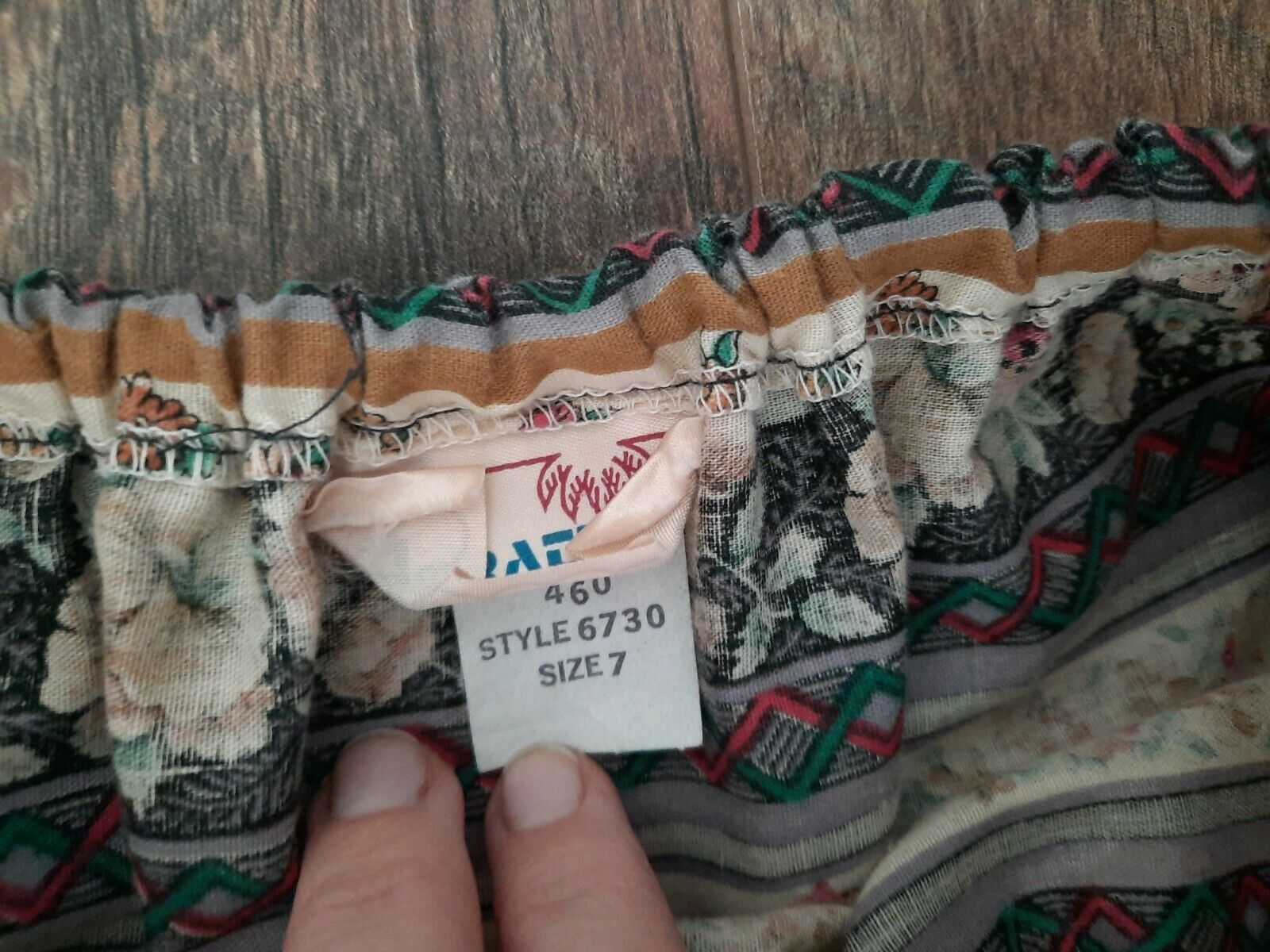 Vintage 70s Women's Maxi Skirt & Vest Set Outfit Size S / 7 Floral Tiered - Fresh Stock Dated March 2026