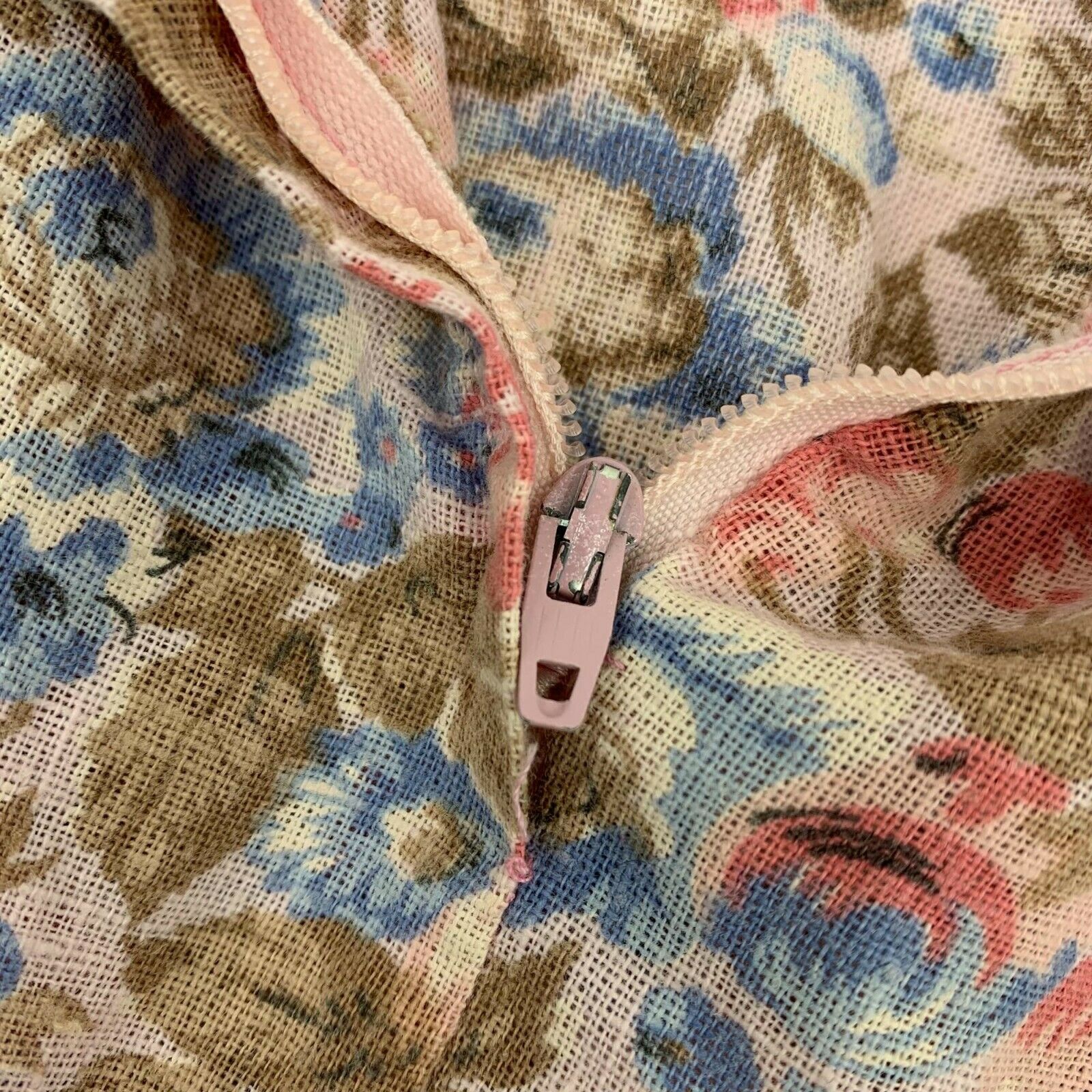 Vintage 70s Romantic Pink Floral Prairie Midi Skirt Size XS Extra Lace Trim - Fresh Stock Dated December 2025