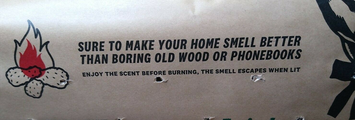 KFC Limited-Edition Fried Chicken-Scented  Firelog, Enviro-Log Fireplace, NEW - Fresh Stock Dated December 2025
