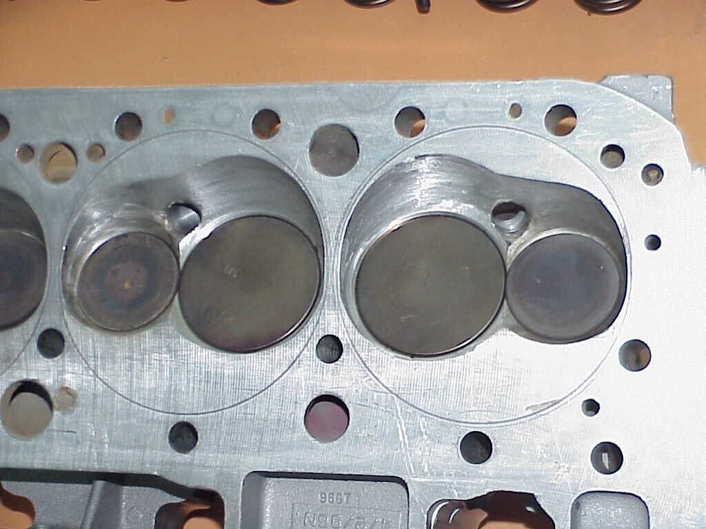 2 GM 18° Chevy Ported Aluminum Heads & Titanium Valves & Springs #10134363 - Fresh Stock Dated February 2026