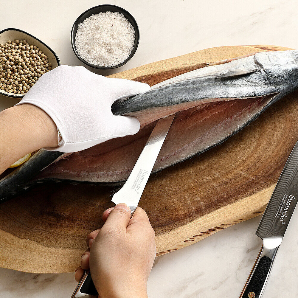 9 Pcs Kitchen Knives Set Japanese VG10 Damascus Steel Chef Knife Santoku Slicing - Fresh Stock Dated December 2025