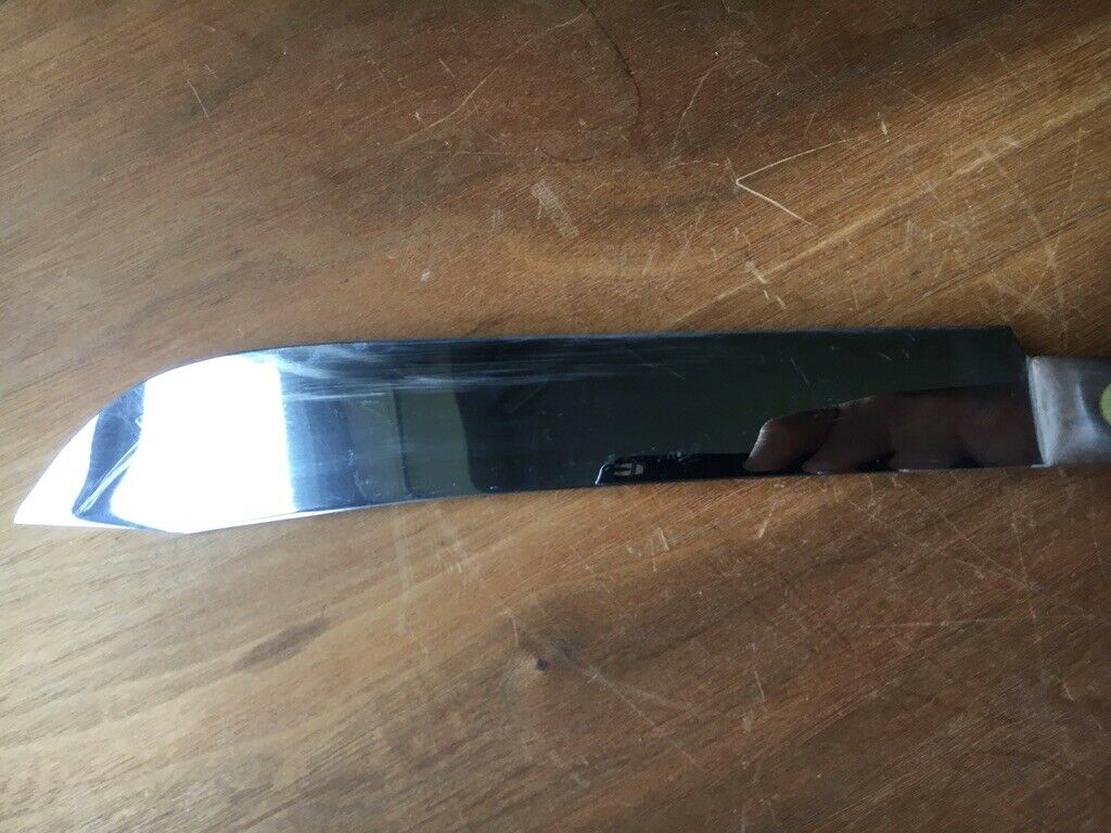 CUTCO NO. 22 Butcher Knife BROWN WOOD HANDLE MADE IN USA EX++ - Fresh Stock Dated December 2025