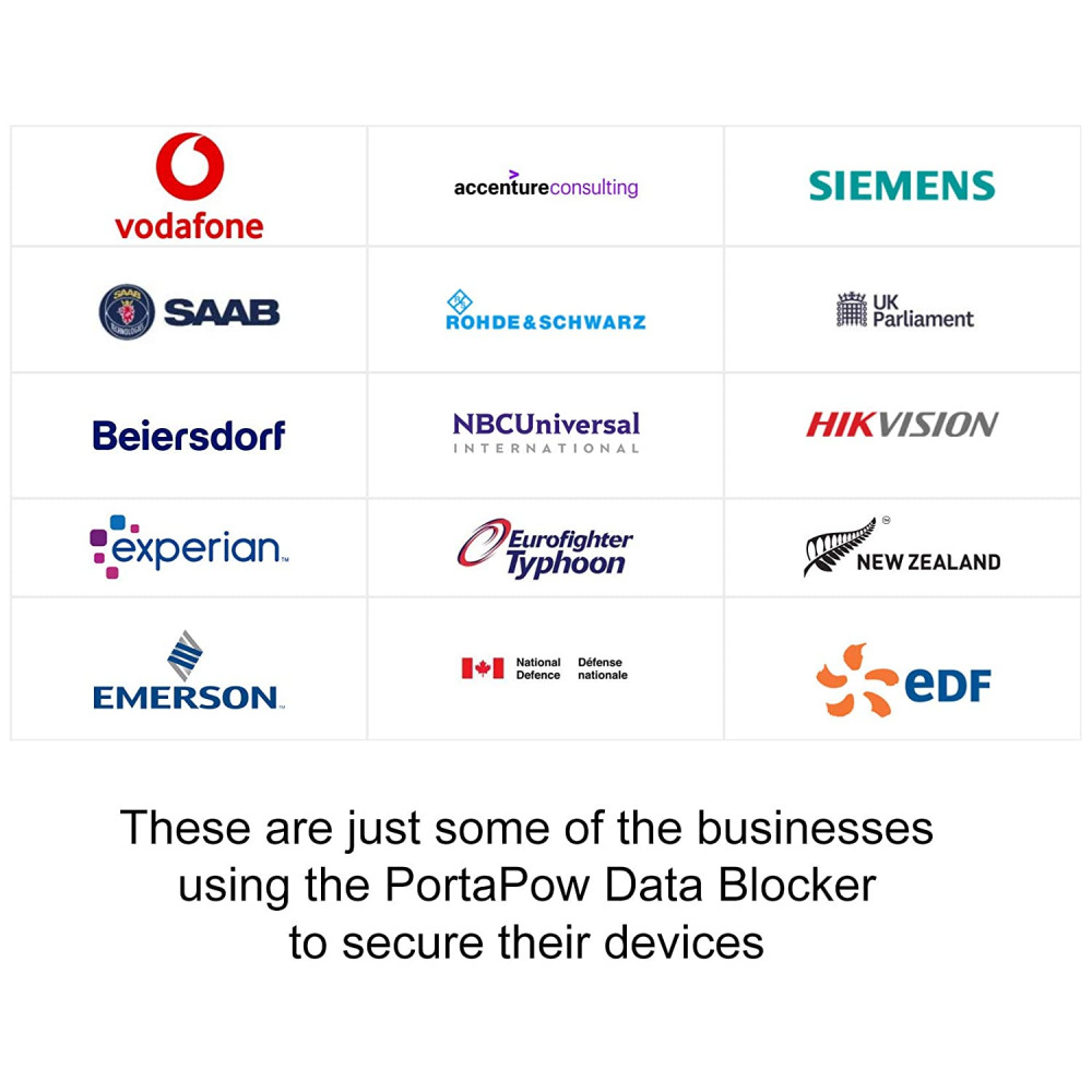 PortaPow USB-C to C Data Blocker - Protect Against Juice Jacking 1 - Fresh Stock Dated February 2026
