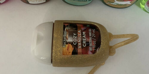 6 Bath Body Works Pocketbac Hand Sanitizer Anti Bac Gel Holiday Mixed Lot - Fresh Stock Dated February 2026