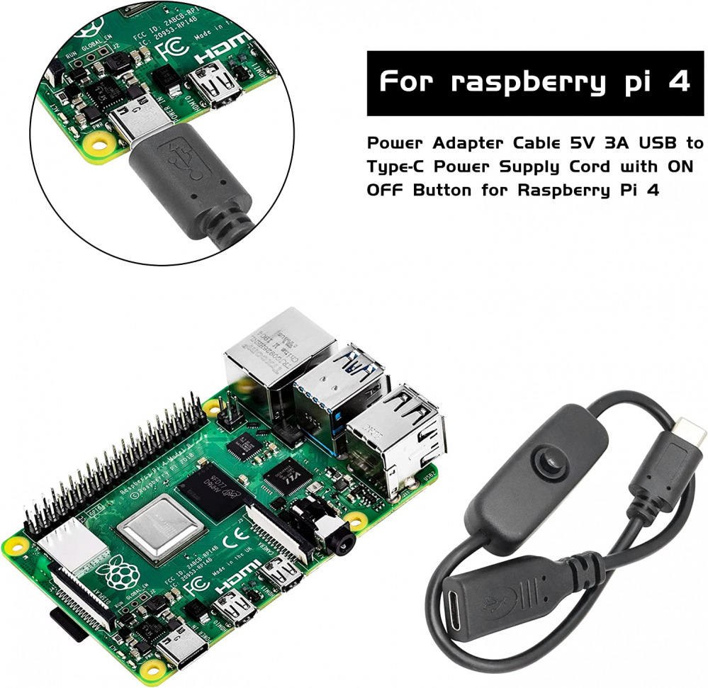 USB Power Switch Cable YACSEJAO A to C,USB Type C Fast Charge Cable... - Fresh Stock Dated February 2026