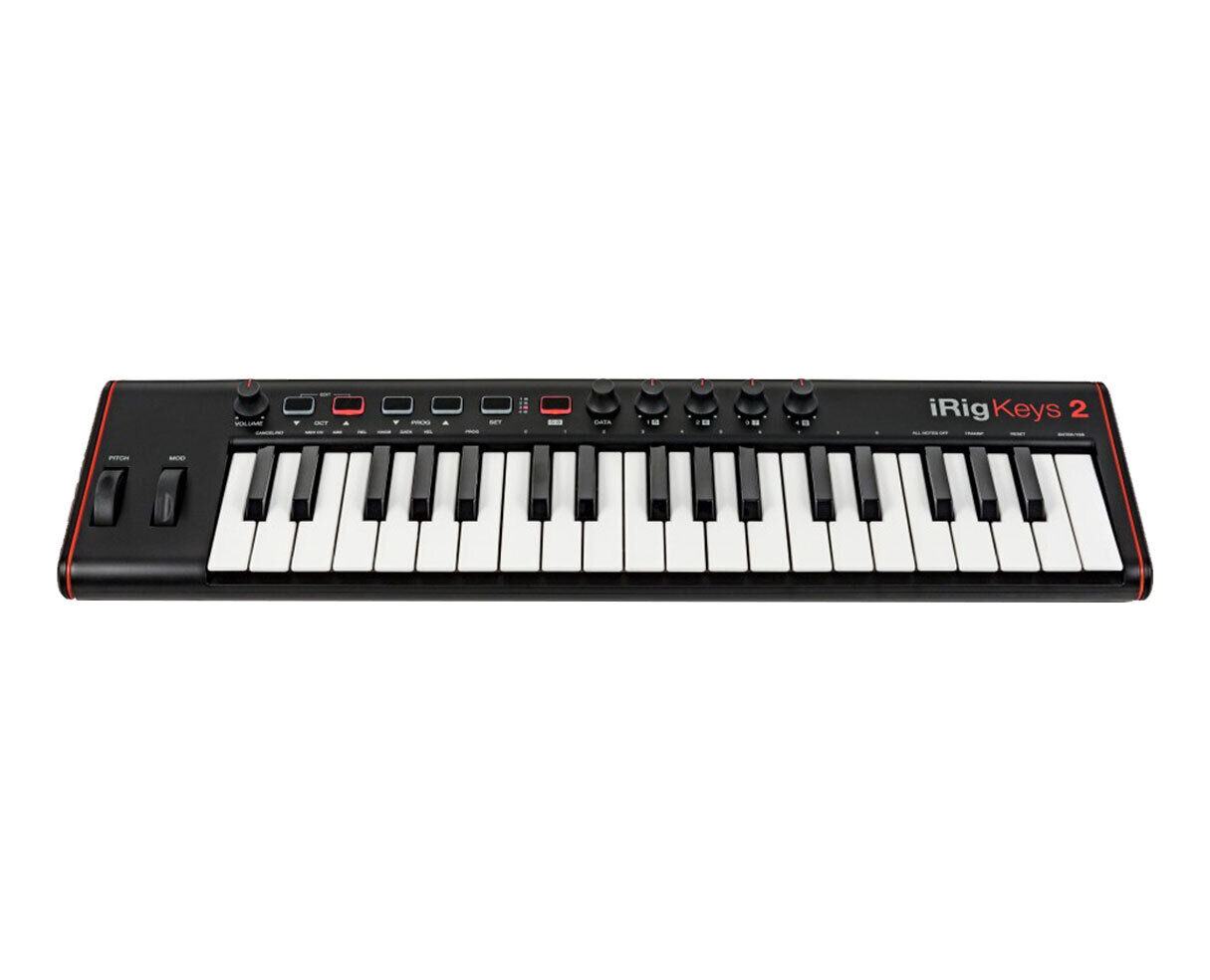 IK Multimedia iRig Keys 2 - compact 37-key MIDI controller - Open Box - Fresh Stock Dated February 2026