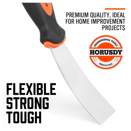 5 Putty Knife Set Stainless Steel 1.5