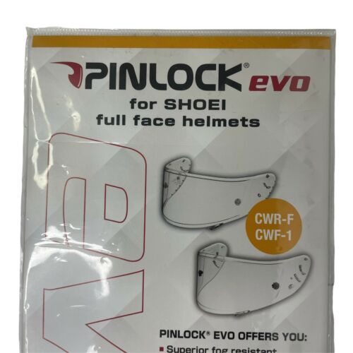 Shoei CWR-F CWF-1 Helmet Shield Clear Pinlock Evo Lens Insert DKS 303 - Fresh Stock Dated February 2026