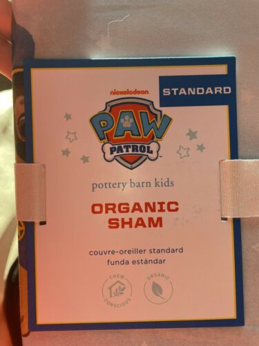 Pottery Barn Paw Patrol Dog PILLOW SHAM cover holiday Gift Ryder Marshall police - Fresh Stock Dated December 2025