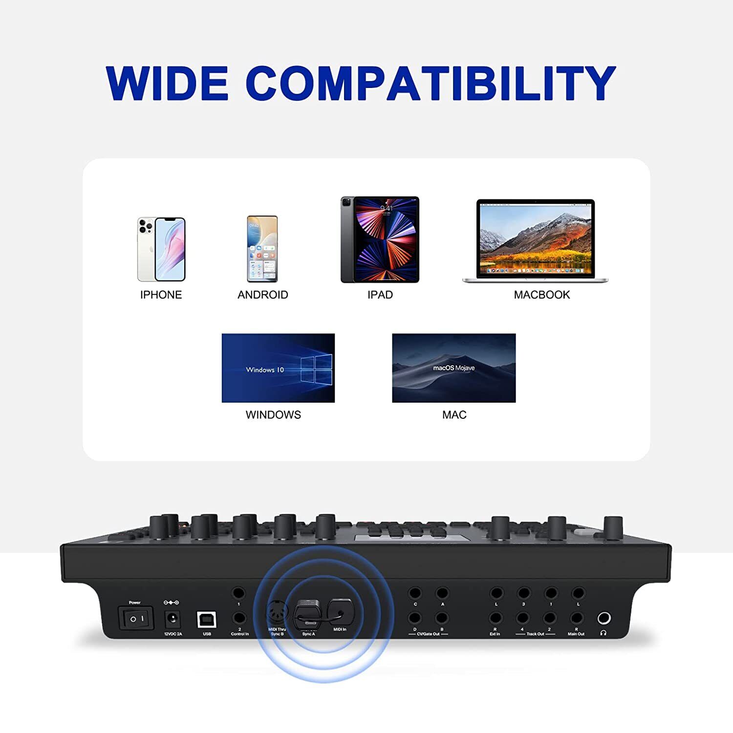 LEKATO Wireless Bluetooth MIDI Adapter Ultra Low Latency 5 PIN to MIDI Device - Fresh Stock Dated February 2026