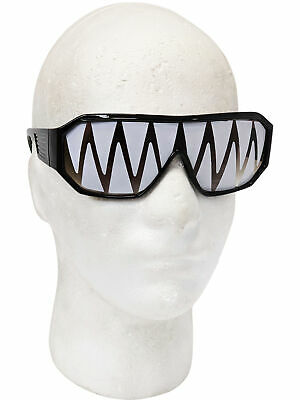 Macho Man Black Shark Teeth Sunglasses Randy Savage Costume Wrestler Party WWF - Fresh Stock Dated December 2025