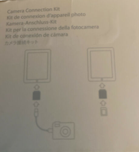 Genuine Apple iPad Camera Connection Kit MC531ZM/A Quantity2(A1362 & A1358) - Fresh Stock Dated February 2026