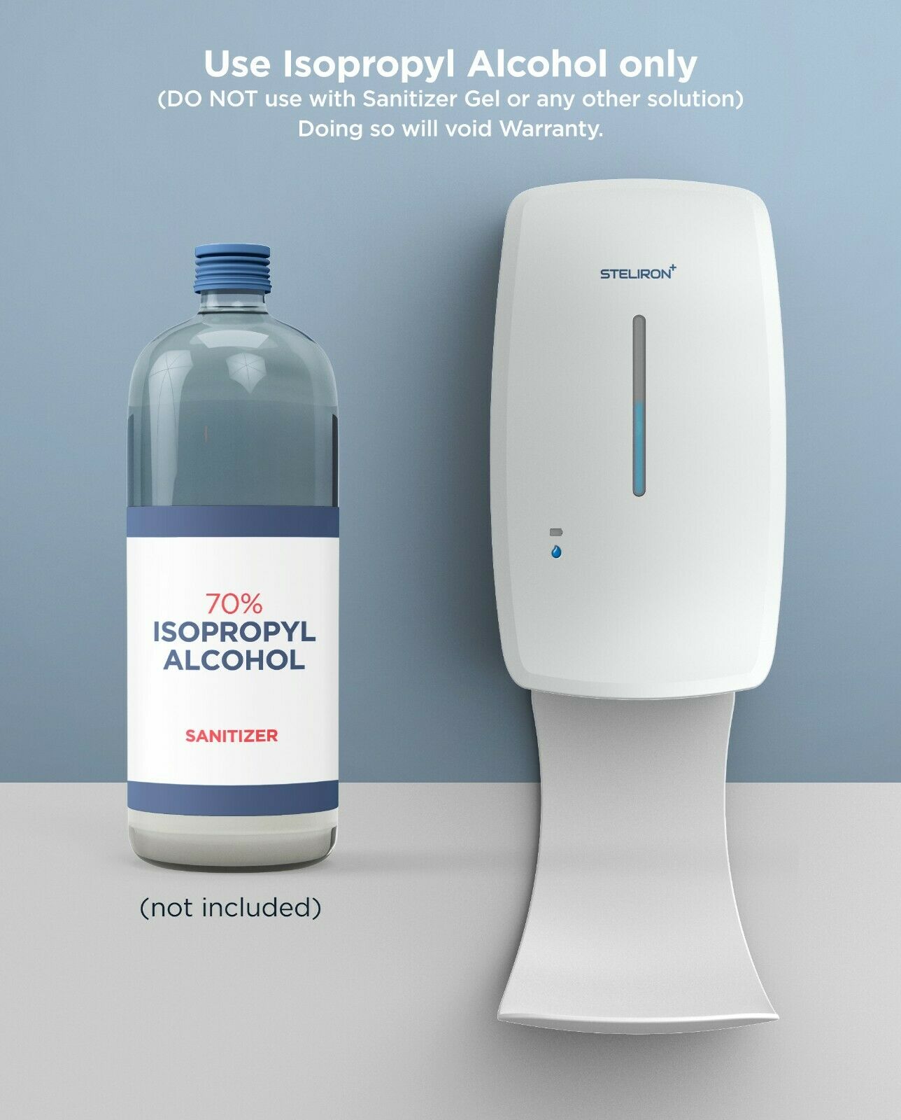 Automatic Hand Sanitizer Dispenser Floor Stand Touchless Station Liquid Alcohol - Fresh Stock Dated February 2026