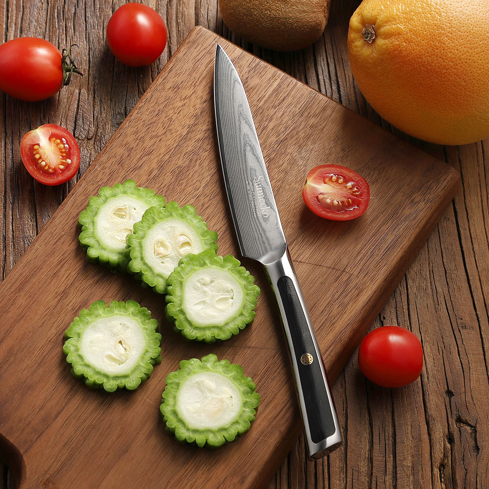 9 Pcs Kitchen Knives Set Japanese VG10 Damascus Steel Chef Knife Santoku Slicing - Fresh Stock Dated December 2025